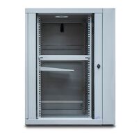 18RU Wall Mount Cabinet | Fully Assembled Hinged Frame | Steel Construction | Grey Finish | by SERVEREDGE