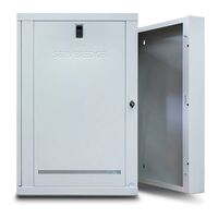 18RU Wall Mount Cabinet | Fully Assembled Hinged Frame | Steel Construction | Grey Finish | by SERVEREDGE