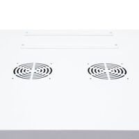 18RU Wall Mount Cabinet | Fully Assembled Hinged Frame | Steel Construction | Grey Finish | by SERVEREDGE