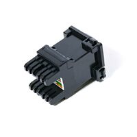 Cat6 UTP RJ45 Australian Style Jack | ISO/IEC 11801 Compliant | UL 94V-O Fire Rated | @Pack of 10 | by SERVEREDGE