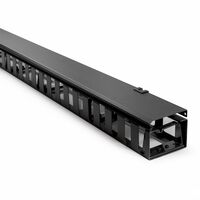 27RU Vertical Cable Manager | Fits 800mm Wide Cabinets | Includes Mounting Hardware | by SERVEREDGE