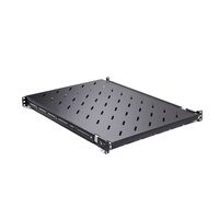 1RU Sliding Shelf for 1000mm Deep Server | Steel Construction | Powder Coated Finish | Sliding Rails Included | by SERVEREDGE