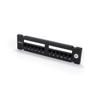 12 Port CAT6 Surface Mount Patch Panel | UTP | High-Speed Data Transmission | Durable Design | by SERVEREDGE