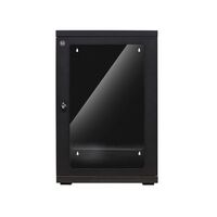 18RU Wall Mount Cabinet | Fully Assembled Hinged Frame | Space-Saving Design | by SERVEREDGE