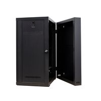 18RU Wall Mount Cabinet | Fully Assembled Hinged Frame | Space-Saving Design | by SERVEREDGE