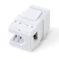 Serveredge Universal Cat6 UTP RJ45 Modular Keystone Jack | ISO/IEC Compliant | UL 94V-O Fire Rated | @Pack of 10 | by SERVEREDGE