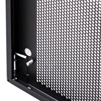 Serveredge 48RU 800mm Wide Perforated Mesh Split Rear Door | Optimal Airflow | Easy Access Design | Powder Coated Finish | by SERVEREDGE