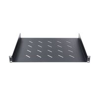 1RU Cantilever Fixed Shelf | 350mm Depth | Steel Construction | Robust Support | by SERVEREDGE