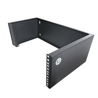 4RU 300D 19 Inch Wall Mount Bracket | Steel Construction | Powder Coated Finish | by SERVEREDGE