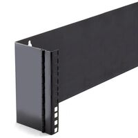 4RU 19 Inch Wall Mount Bracket | 102mm Deep | Steel Construction | Powder Coated Finish | by SERVEREDGE