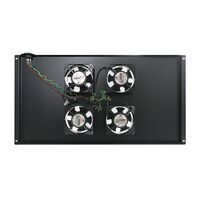 Serveredge Roof Mount Fan Kit | 4-Way Airflow | Includes Mounting Hardware | Designed for 1000mm Deep Racks | by SERVEREDGE