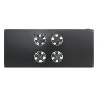 Serveredge Roof Mount Fan Kit for 1200mm Deep Racks | 4-Way Airflow | Easy Installation | by SERVEREDGE