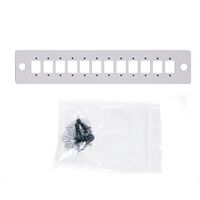 12 Port LC Duplex Face Plate | High-Density Fiber Connections | Durable Design | by SERVEREDGE
