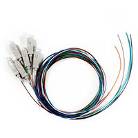 Serveredge SC Pigtail OM4 | 2M Length | 6 Fibres | UL Approved | by SERVEREDGE