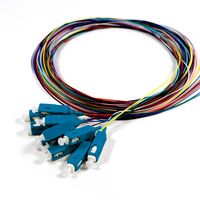 Serveredge SC Pigtail OS2 | 12 Fibres | 2 Meters Length | UL Approved | by SERVEREDGE