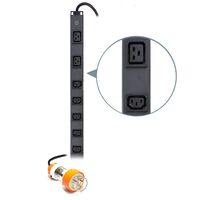 16 Port Basic PDU | 14 C13 10A & 2 C19 16A Outputs | IP56 Rated | by SERVEREDGE