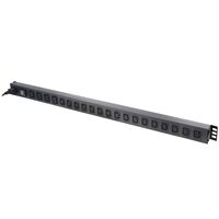 Vertical 20 Port PDU | 16 IEC C13 Outlets | Basic Metered Power Monitoring | by SERVEREDGE