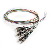 Serveredge ST Pigtail OM1 | 2M Length | 12 Fibres | UL Approved | by SERVEREDGE