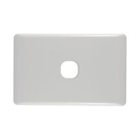 1 Gang Wall Plate | Clipsal Compatible | Durable White Finish | Easy Installation | by SERVEREDGE