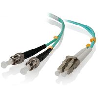 10G Multi Mode Duplex LSZH Fibre Cable | 50/125 Microns | 1m Length | by SERVEREDGE