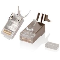 CAT6A Fully Shielded Modular Crimp Plug | 22AWG to 23AWG Compatibility | Easy Installation | by SERVEREDGE