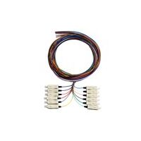 SC/APC Single Mode Pigtail | 12 Fiber Strands | 2M Length | Low Insertion Loss | by SERVEREDGE