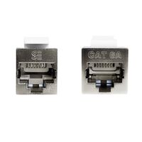 CAT6A 10GbE Shielded Female/Female Coupler | 180° Inline | UL 1863 Listed | by SERVEREDGE
