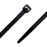 Nylon Cable Tie Black UV Rated | 150mm Length | Durable Nylon Material | Pack of 100 | by SERVEREDGE