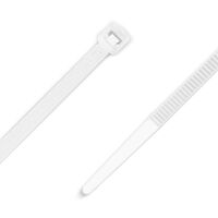 Nylon Cable Tie WHITE 430mm x 4.8mm | Durable Nylon Construction | Easy Identification | @Bag of 100 | by SERVEREDGE