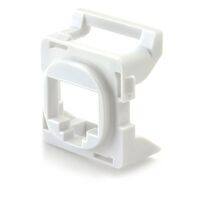 RJ45 Clipsal Bezel | White Finish | Pack of 10 | Compatible with Standard Clipsal Wall Plates | by SERVEREDGE