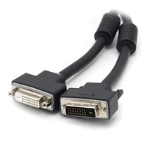 4K DVI-D Dual Link Extension Video Cable | 2m Length | Gold-Plated Contacts | Male to Female Design | by SERVEREDGE