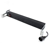 8 Port PDU Power Distribution Unit | 3 Pin AUS GPO Outputs | 10A Current Rating | 2m Cable Length | by SERVEREDGE
