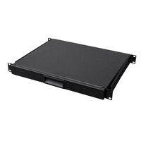 1RU Non Lockable Rack Mountable Drawer | Steel Construction | Powder Coated Finish | by SERVEREDGE