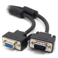 5m VGA/SVGA Premium Shielded Monitor Extension Cable | Supports 1920 x 1200 | Ferrite Core for Signal Integrity | by SERVEREDGE