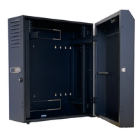 6RU Vertical Mount Wall Cabinet | Fully Assembled | Space-Saving Design | Robust Construction | by SERVEREDGE