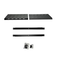 1RU Universal Fixed Shelf | Adjustable Depth 260mm to 430mm | Durable Steel Construction | by SERVEREDGE