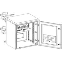 Serveredge 15RU IP56 Rated Server Rack Cabinet | 600mm Wide | 450mm Deep | Robust Construction | by SERVEREDGE