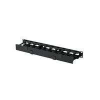 1RU Horizontal Cable Management | 106mm T Fingers Design | Durable Metal Construction | by SERVEREDGE