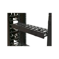 1RU Horizontal Cable Management | 106mm T Fingers Design | Durable Metal Construction | by SERVEREDGE