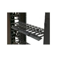 1RU Horizontal Cable Management | 106mm T Fingers Design | Durable Metal Construction | by SERVEREDGE