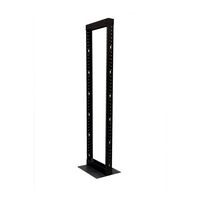 45RU 2 Post Metal Open Frame Rack | Durable Powder Coated Finish | Optimal Airflow Design | by SERVEREDGE