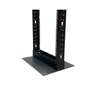45RU 2 Post Metal Open Frame Rack | Durable Powder Coated Finish | Optimal Airflow Design | by SERVEREDGE