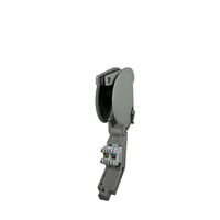 DIN Mount Single Keystone Jack Module | DIN Rail Compatible | Robust Construction | Black | by SERVEREDGE