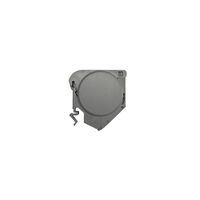 DIN Mount Single Keystone Jack Module | DIN Rail Compatible | Robust Construction | Black | by SERVEREDGE