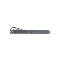 9 Port IEC PDU | 8 IEC C13 & 1 IEC C19 Outputs | 16A, 240V | 3m Cable Included | by SERVEREDGE