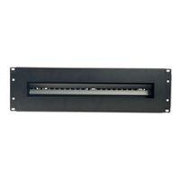 3RU Rack Mount DIN Rail Enclosure | Steel Construction | Easy DIN Rail Installation | by SERVEREDGE