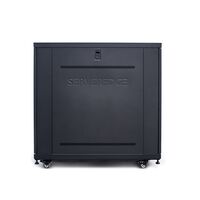 18RU Fully Assembled Free Standing Server Cabinet | 1000Kg Load Capacity | Locking Doors & Removable Panels | by SERVEREDGE