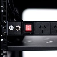 18RU Fully Assembled Free Standing Server Cabinet | 1000Kg Load Capacity | Locking Doors & Removable Panels | by SERVEREDGE