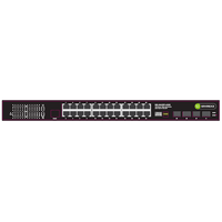 24 Port Gigabit PoE Managed Ethernet Switch | 10/100/1000BASE-T | 4x10G SFP Uplink | by SERVEREDGE