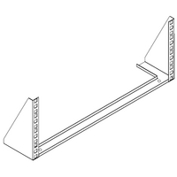 4RU Vertical Mount Wall Bracket | 19 Inch Standard | Durable Steel Construction | Space-Saving Design | by SERVEREDGE